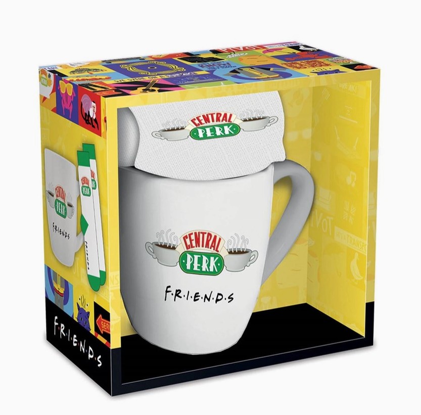 Geschenk Set Friends Tasse + Damen Socken